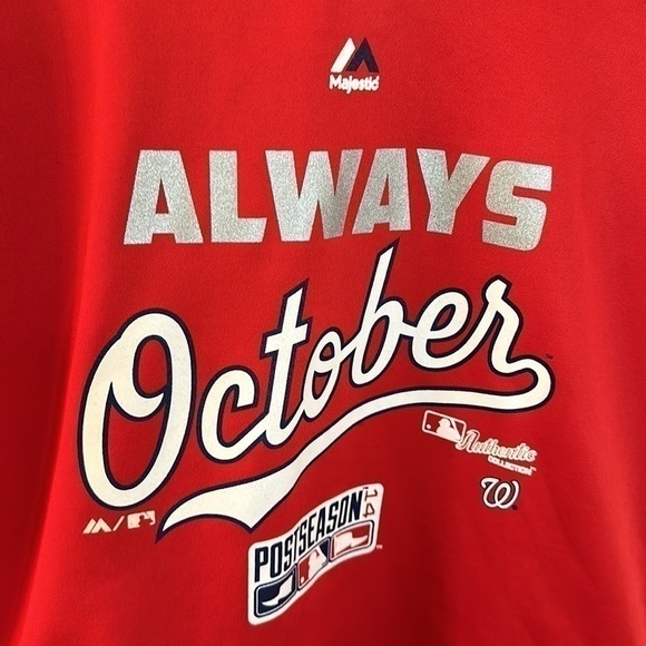 Washington Nationals Always October Mens hoodie - Picture 8 of 17
